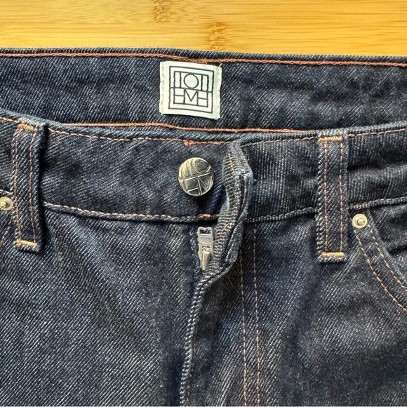 TOTEME (NWT) Barrel Leg Jeans in Raw Blue - Picture 12 of 12
